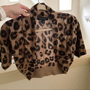 Banana republic leopard shrug